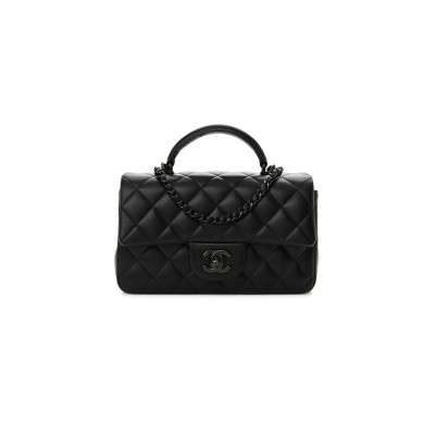 CHANEL MINI TOP HANDLE RECTANGULAR FLAP AS2431 (20*13*6cm)